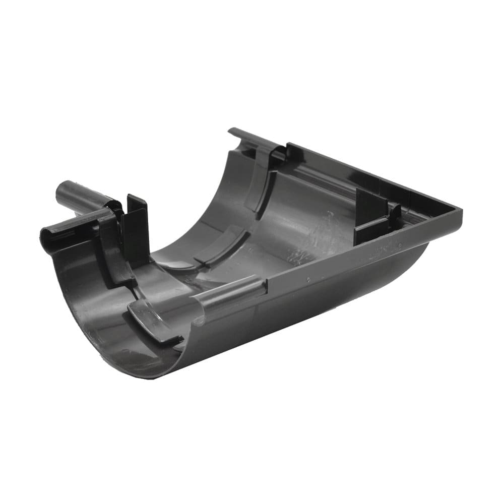 雨樋用　曲り９０度　１０５　黒