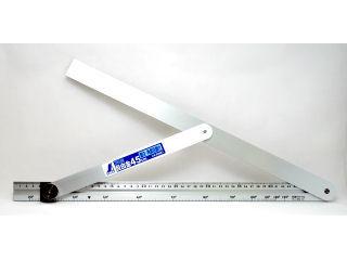 シンワ　アルミ自由金　４５ｃｍ　角度目盛