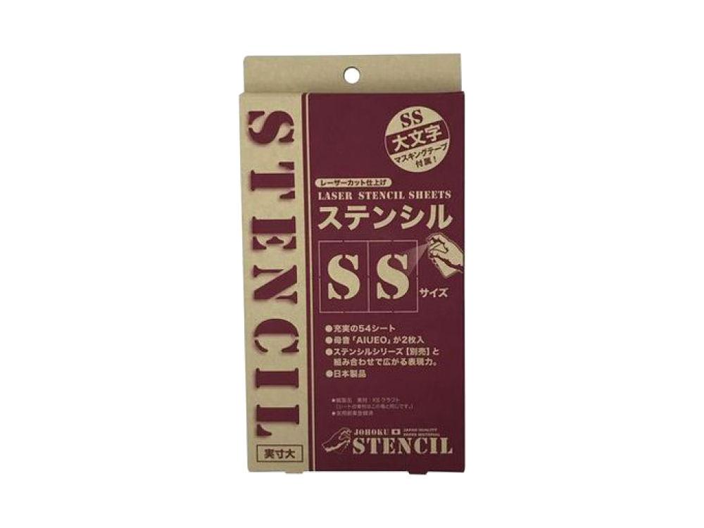 ＪＯＨＯＫＵ　ステンシルシート　ＳＳ　大文字