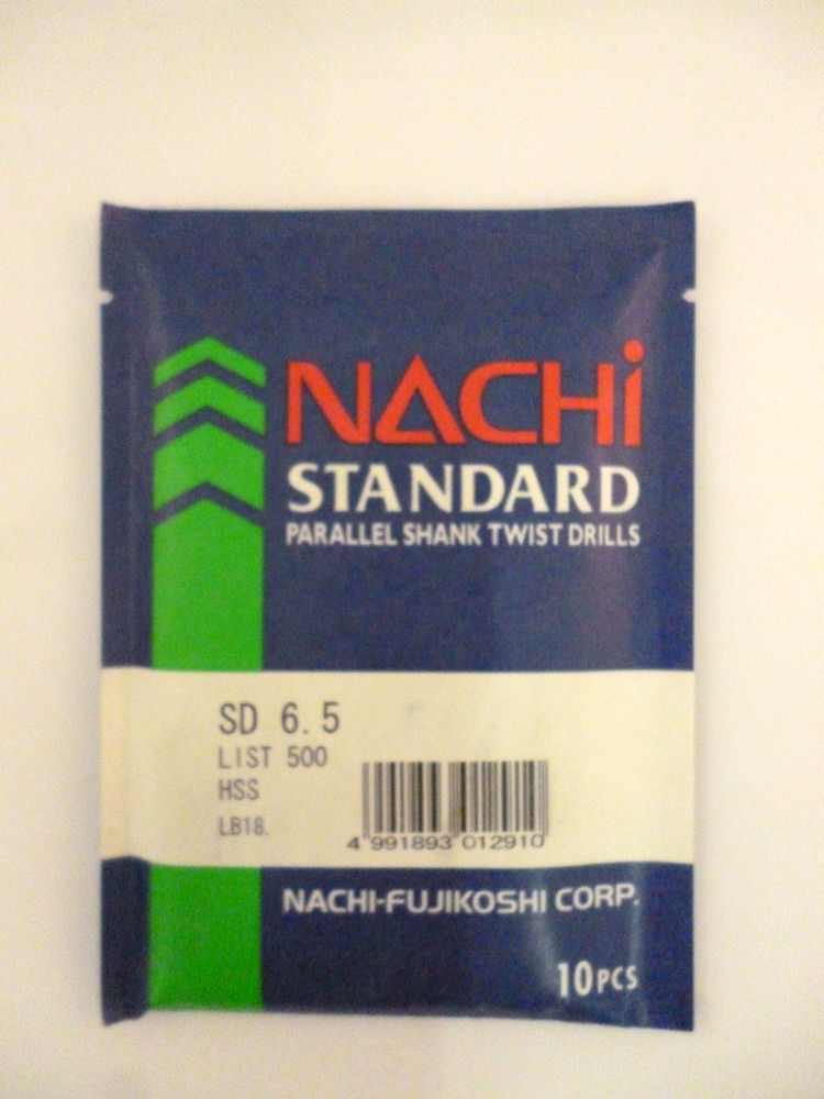 ナチ　鉄工用ドリル　１０本入　ＳＤ６．５ｍｍ