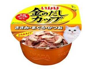いなば　金のだしカップ　ささみ・まぐろ・かつお　７０ｇ