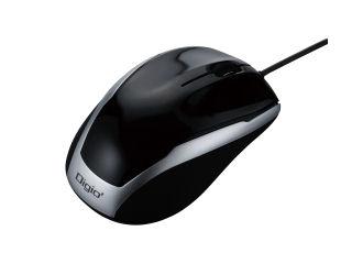 ナカバヤシ　有線３ボタンＢｌｕｅＬＥＤマウス　ブラック　ＭＵＳ－ＵＫＴ１１５ＢＫ