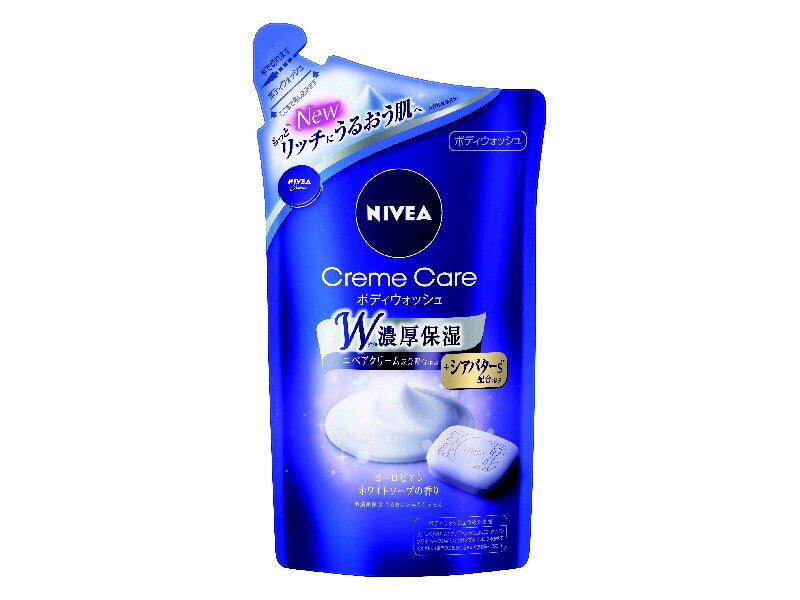 花王　ニベア　クリームケア　ボディウォッシュ　ヨーロピアンホワイトソープ　詰め替え用　３６０ｍＬ