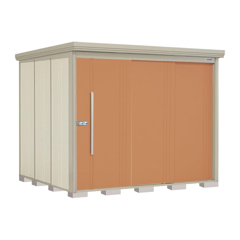 タクボ物置　Ｍｒ．ストックマン　ダンディ　間口２５３×奥行２２９ｃｍ　側面棚タイプ　多雪型・標準屋根　カーボンブラウン　ＮＤ－Ｓ２５２２ＹＢ