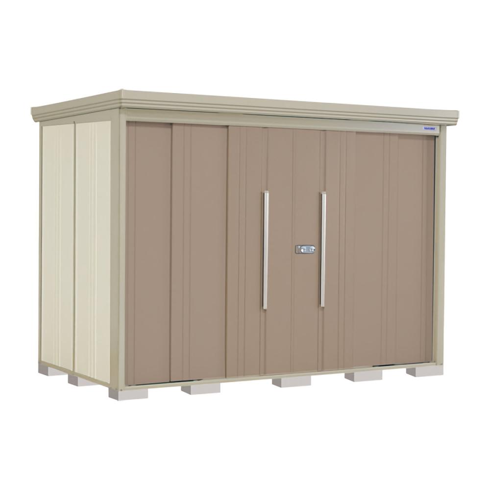 タクボ物置　Ｍｒ．ストックマン　ダンディ　間口２９０×奥行１５９ｃｍ　側面棚タイプ　多雪型・結露減少屋根　トロピカルオレンジ　ＮＤ－ＳＺ２９１５ＹＴ