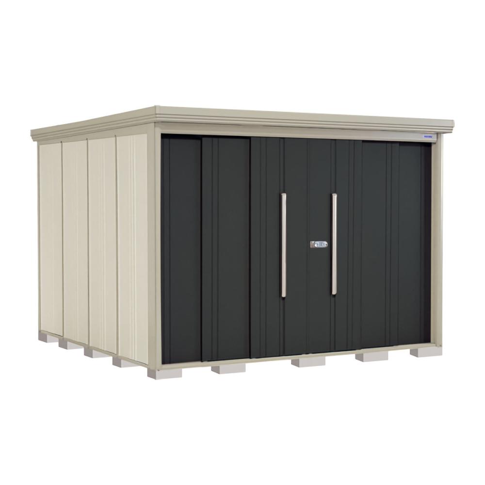 タクボ物置　Ｍｒ．ストックマン　ダンディ　間口２９０×奥行２９９ｃｍ　側面棚タイプ　多雪型・標準屋根　カーボンブラウン　ＮＤ－Ｓ２９２９ＹＢ