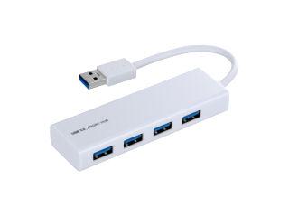 ナカバヤシ　ＵＳＢ３．０　４ポートハブ　ＵＨ－３０３４Ｗ