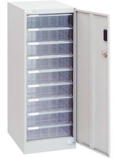 セキュリティ　フロアケースＢ４　９段　ニューグレー