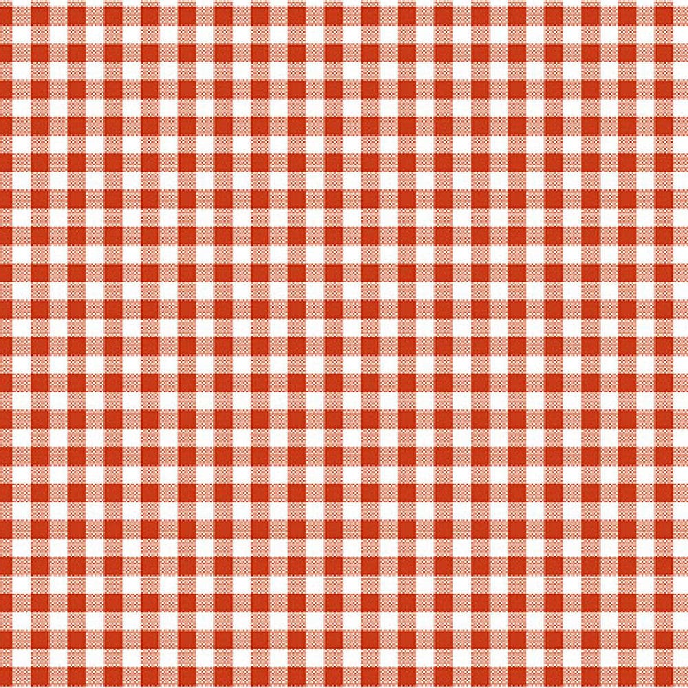 ササガワ　包装紙　レトロギンガムレッド　半才　４９－１１５４