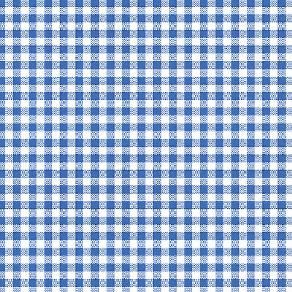 ササガワ　包装紙　レトロギンガムブルー　半才　４９－１１５５