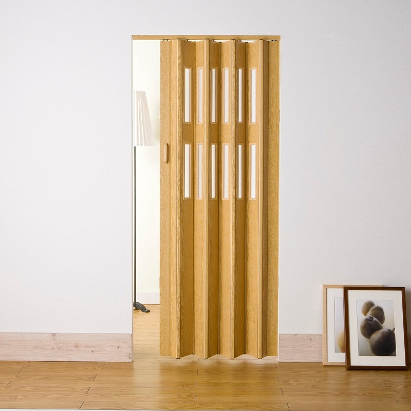 窓付きパネルドア　クレア　９９×１７４　ナチュラル