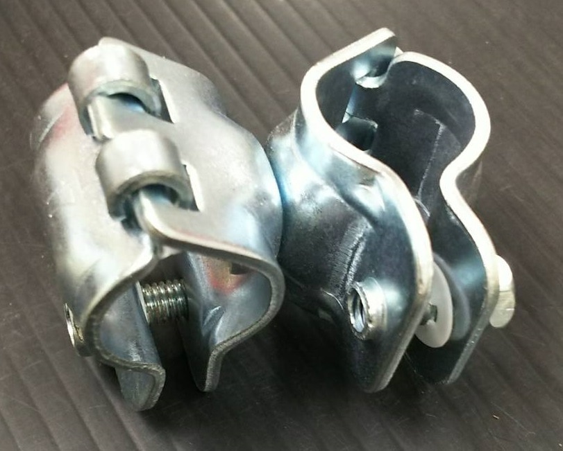 ミニクランプ　クランプ直交　直径１９．１×１９．１ｍｍ