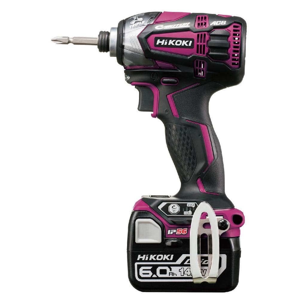 ＨｉＫＯＫＩ（ハイコーキ）コードレスインパクトドライバ　ＷＨ１４ＤＤＬ２（２ＬＹＰＫ）パワフルレッド