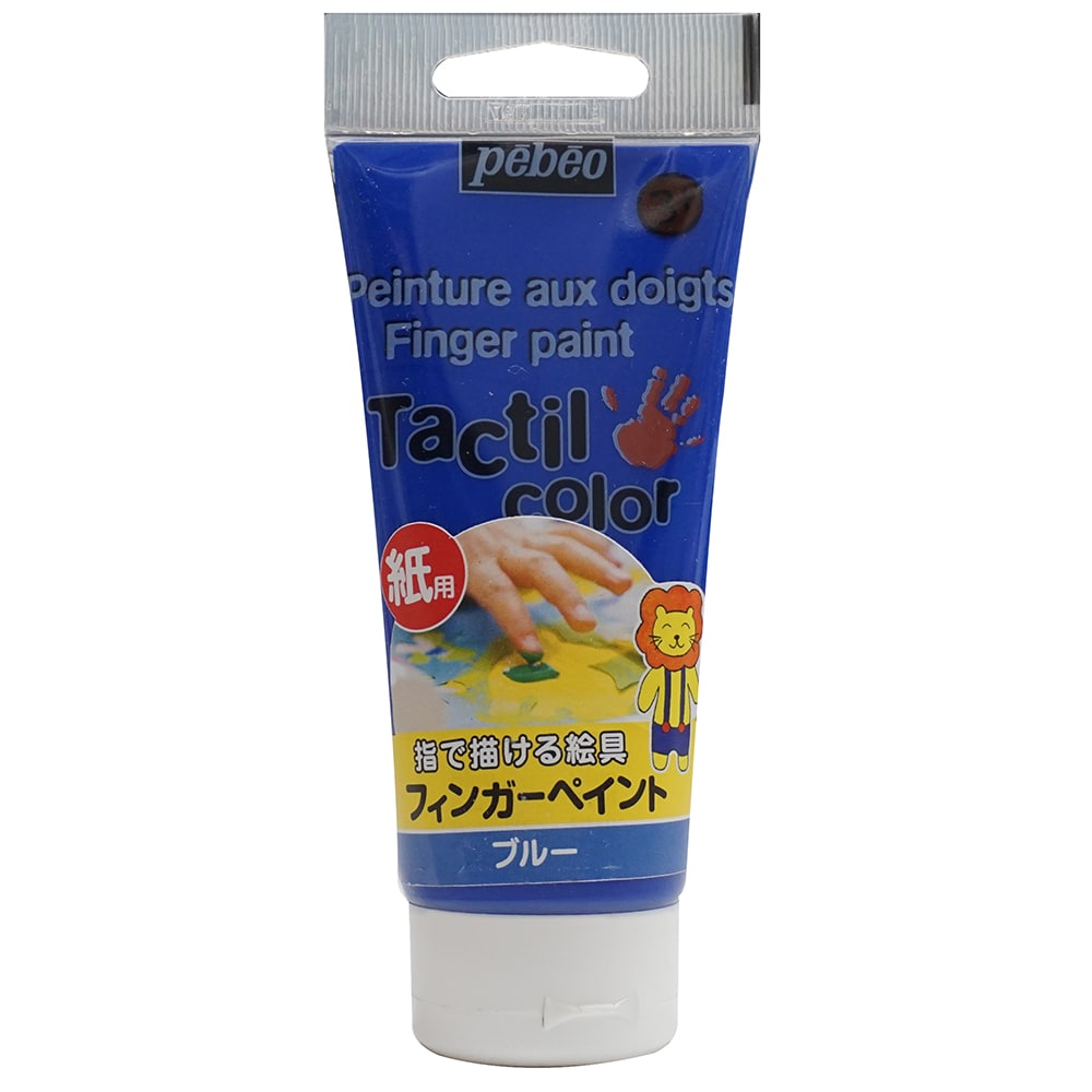 ニッペホームプロダクツ　フィンガーペイント　紙用チューブ　８０ｍＬ　ブルー