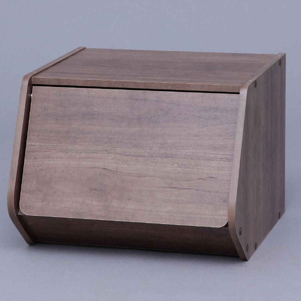 スタックボックス扉付き　ブラウン　ＳＴＢ－４００Ｄ