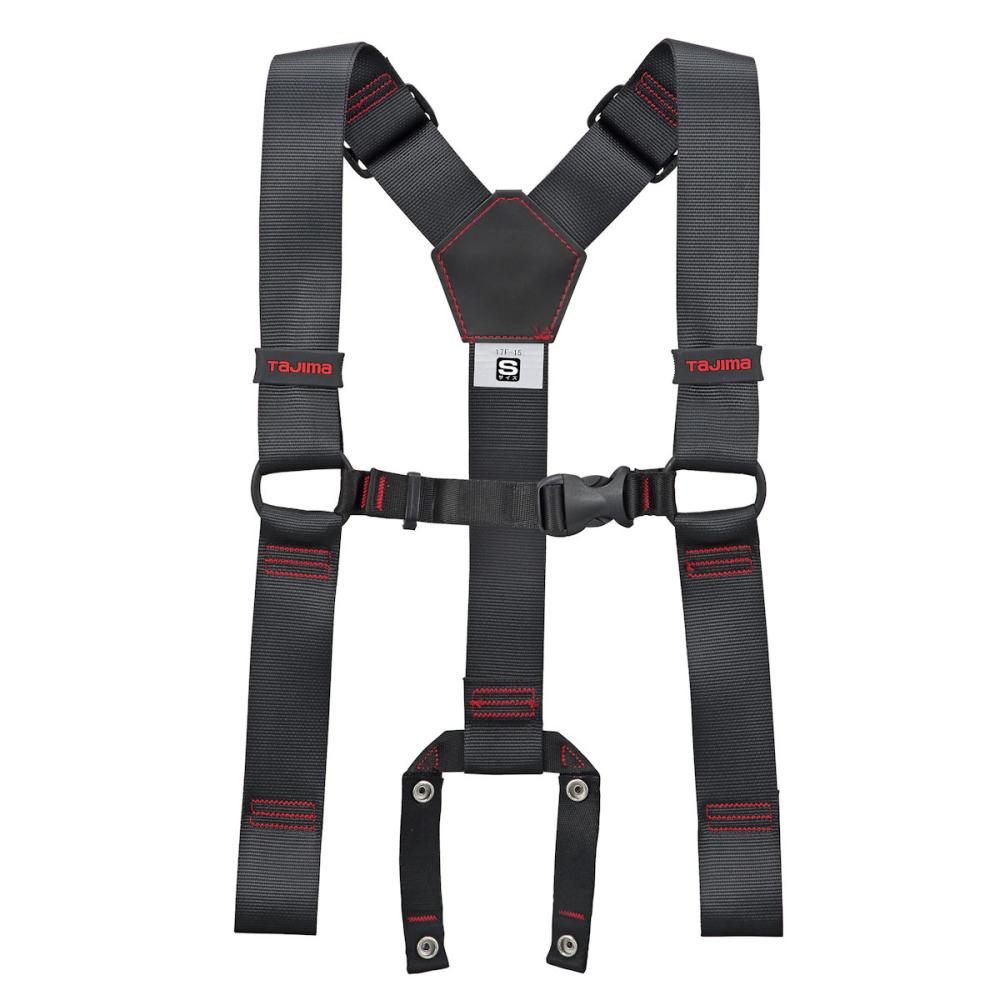 タジマ（ＴＪＭデザイン）　サスペンダーＳ黒　　　ＹＰＳ－ＢＫ