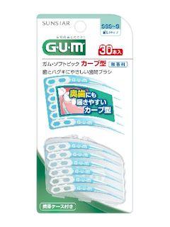 サンスター　ガム・ソフトピックカーブ型　ＳＳＳ～Ｓサイズ　３０本入