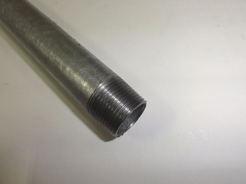 白ロングニップル　１５Ａ×６００