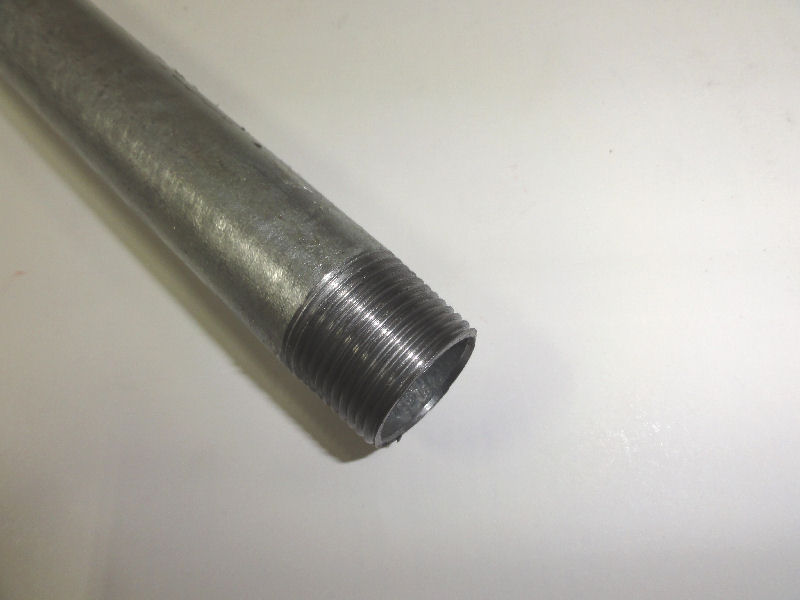 白ロングニップル　２０Ａ×７００