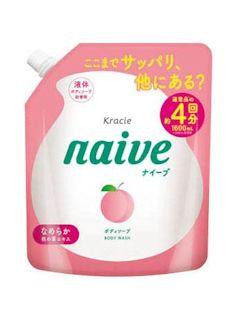 クラシエ　ナイーブ　ボディソープ　桃の葉エキス配合　詰め替え用　１６００ｍＬ