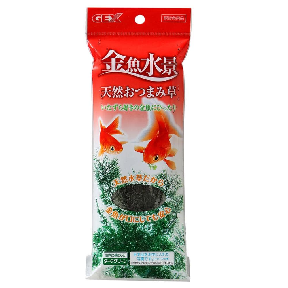 ＧＥＸ　金魚水景　天然おつまみ草