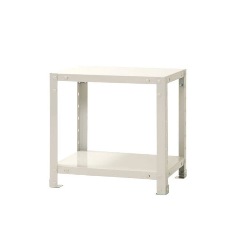 北島　スマートラック　ＮＳＴＲ－０２４　ホワイト　２段　キャスター無し