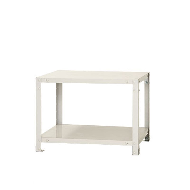 北島　スマートラック　ＮＳＴＲ－０３４　ホワイト　２段　キャスター無し