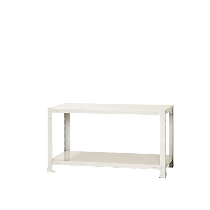 北島　スマートラック　ＮＳＴＲ－０５４　ホワイト　２段　キャスター無し