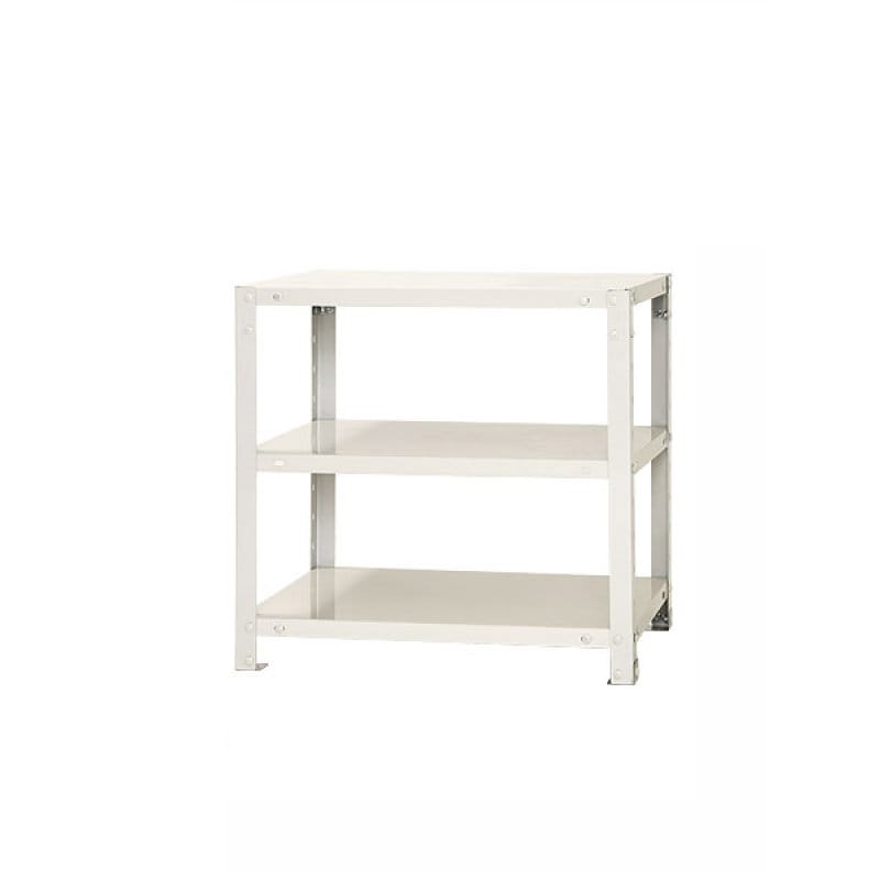 北島　スマートラック　ＮＳＴＲ－１３４　ホワイト　３段　キャスター無し