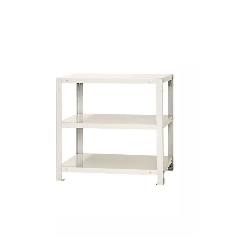 北島　スマートラック　ＮＳＴＲ－１３６　ホワイト　３段　キャスター無し