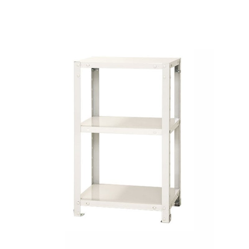 北島　スマートラック　ＮＳＴＲ－２２４　ホワイト　３段　キャスター無し