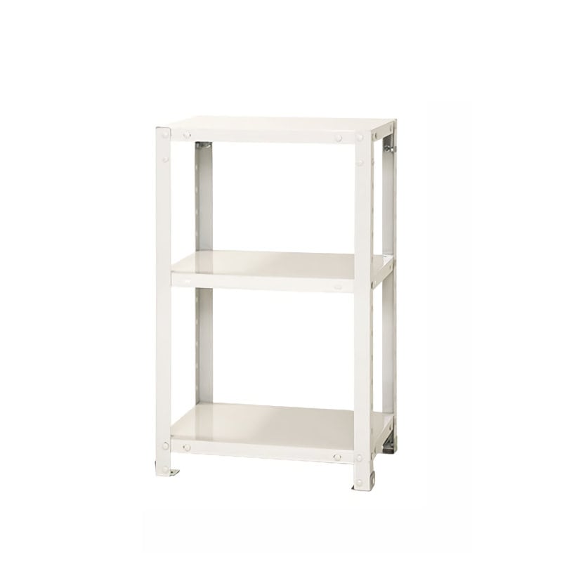 北島　スマートラック　ＮＳＴＲ－２２７　ホワイト　３段　キャスター無し