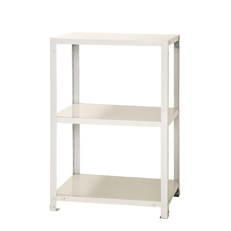 北島　スマートラック　ＮＳＴＲ－３３７　ホワイト　３段　キャスター無し