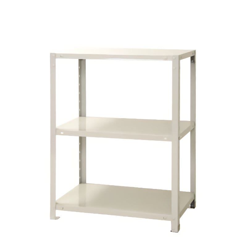 北島　スマートラック　ＮＳＴＲ－３４６　ホワイト　３段　キャスター無し