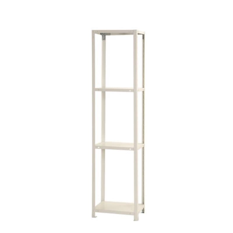 北島　スマートラック　ＮＳＴＲ－６２４　ホワイト　４段　キャスター無し