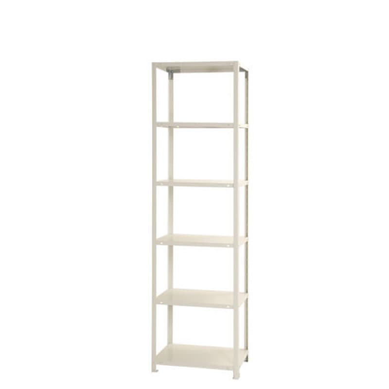 北島　スマートラック　ＮＳＴＲ－７３７　ホワイト　６段　キャスター無し