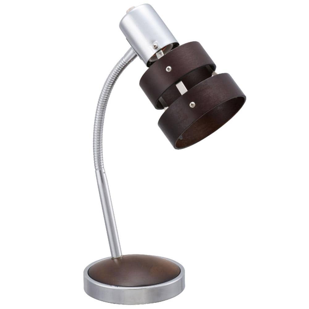 オーム電機　テーブルスタンド　Ｅ２６　ウッドリング　ダークブラウン　ＴＴ－ＹＮ１０ＢＷ