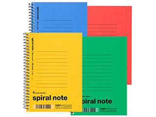 マルマン　Ａ６　スパイラルノート　６ｍｍ横罫　色込