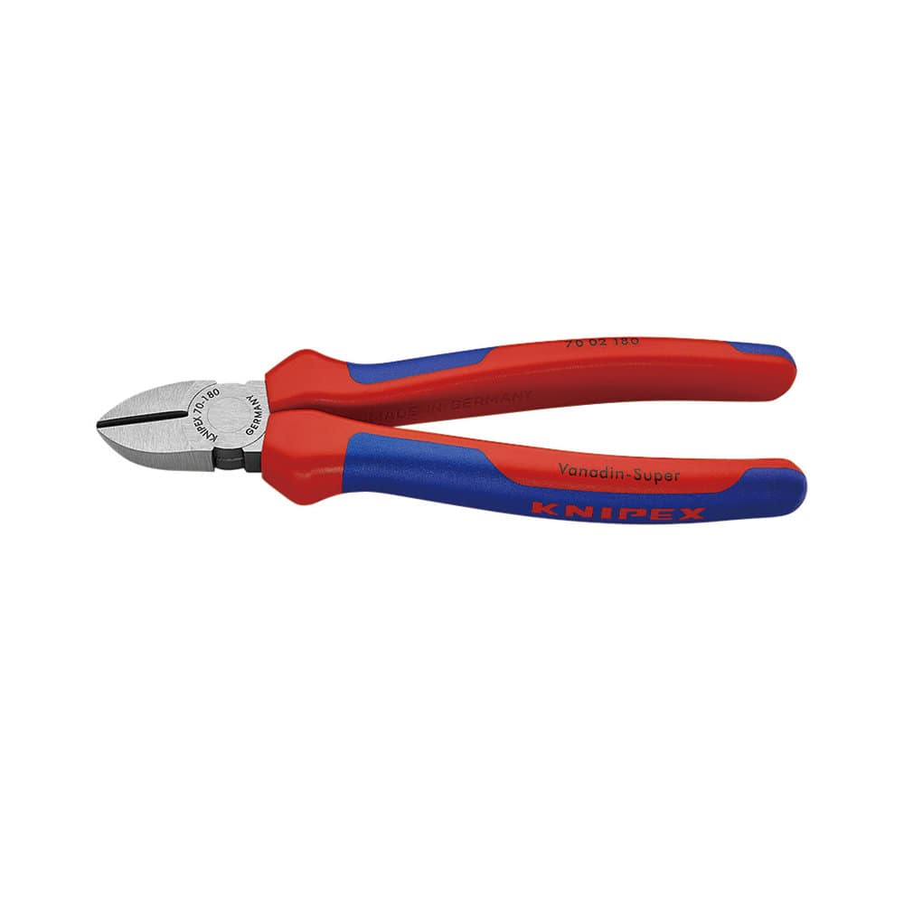 ＫＮＩＰＥＸ（クニペックス）　斜ニッパー　１８０ｍｍ　コンフォートハンドル　７００２－１８０