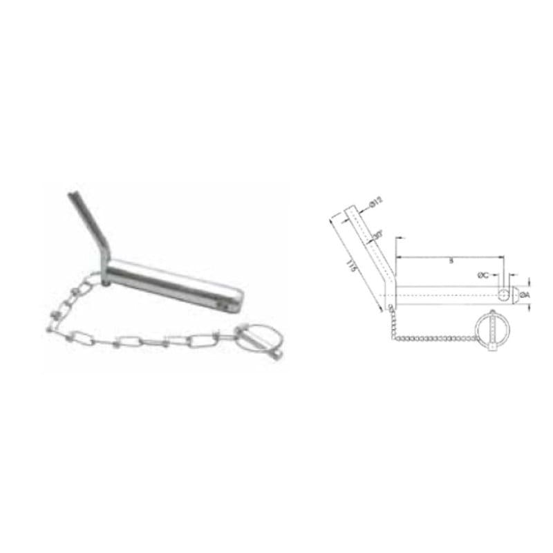 ＫＢＬ　ヒッチピン（チェーン、リンチピン付）　Ｂ２０２５