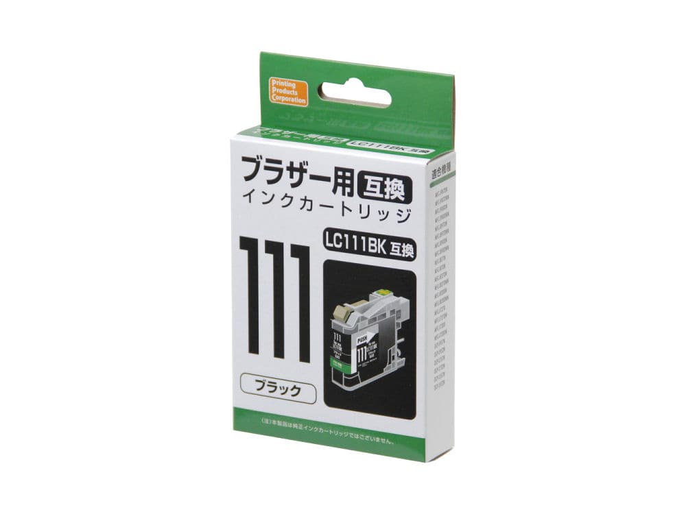 ブラザー　互換インク１１１　黒　ＰＰＢＬＣ１１１ＢＫ