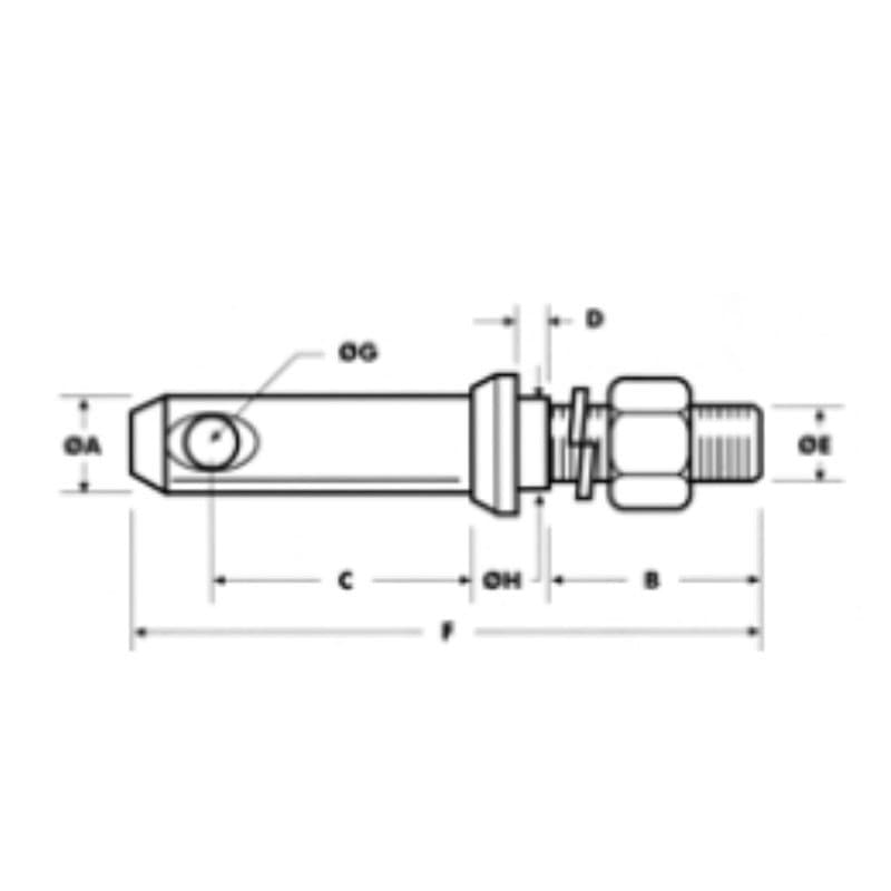 ＫＢＬ　ロワーリンクピン　ＣＡＴ１　Ｋ５１８８