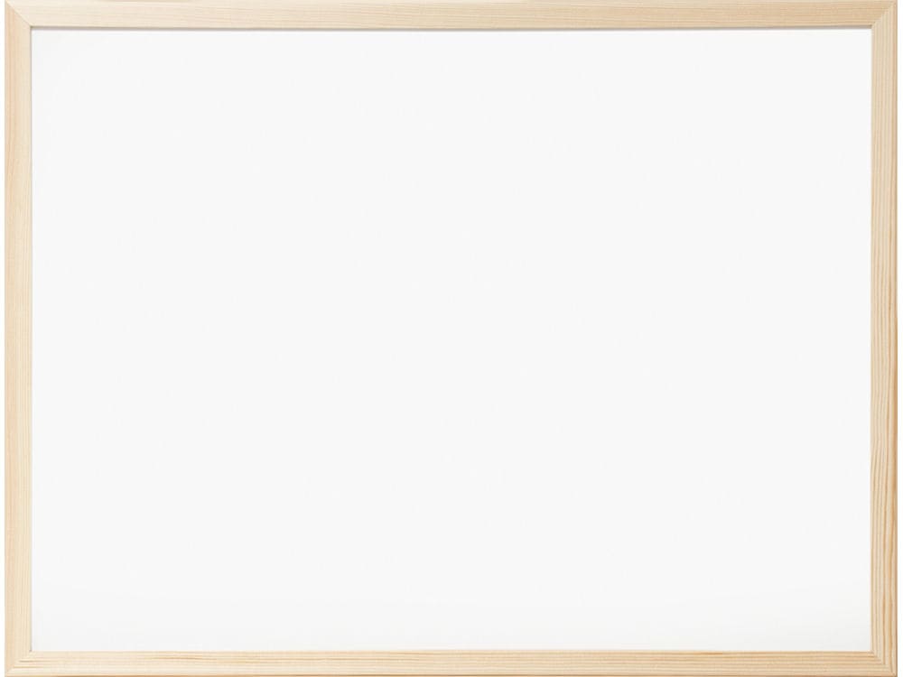 ナカバヤシ　ウッドホワイトボード　６２０ｍｍ×４７０ｍｍ　ＷＢＭ－Ｅ６２４７ＮＭ