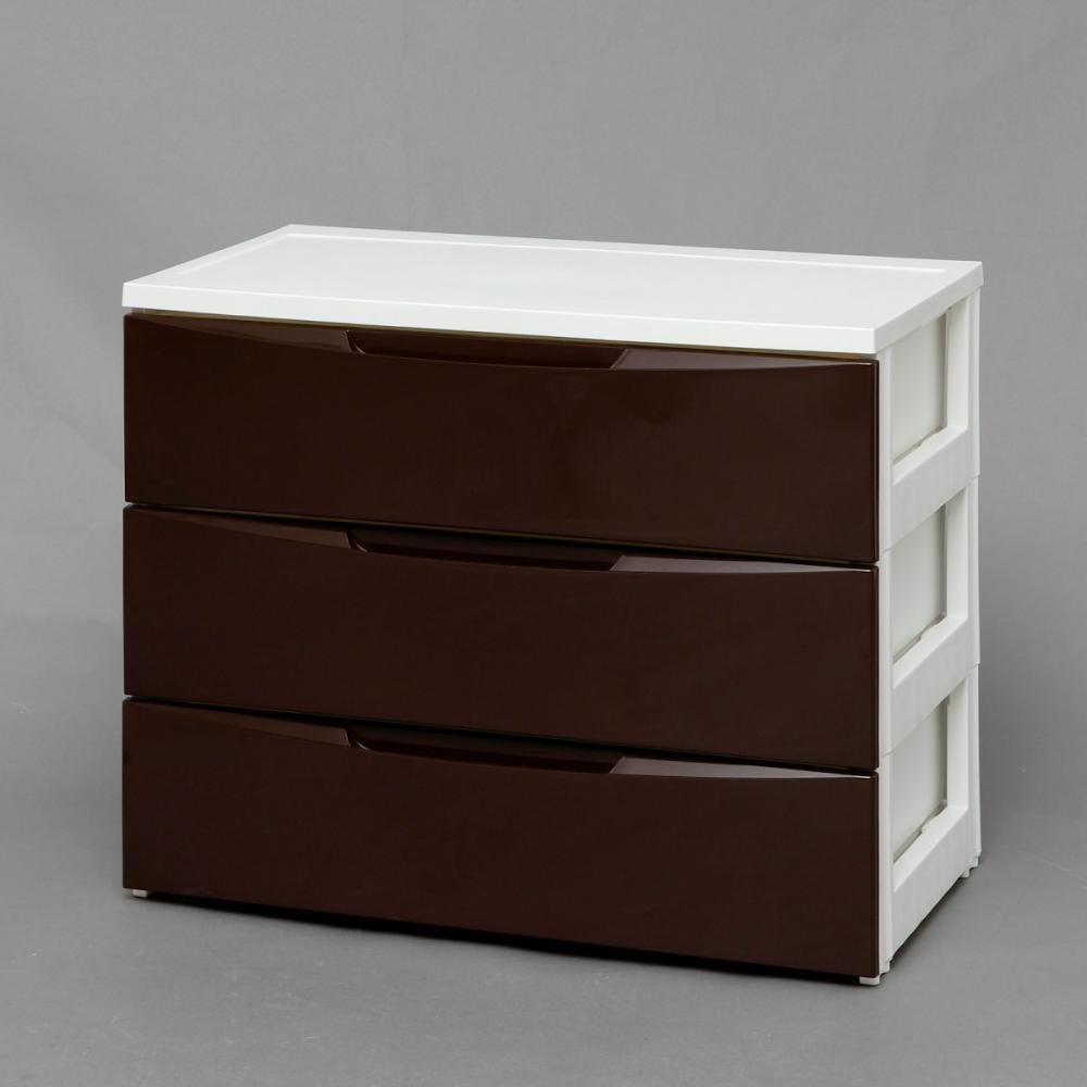 ワイドチェスト　ＣＯＤ－７２３　ホワイト／ブラウン