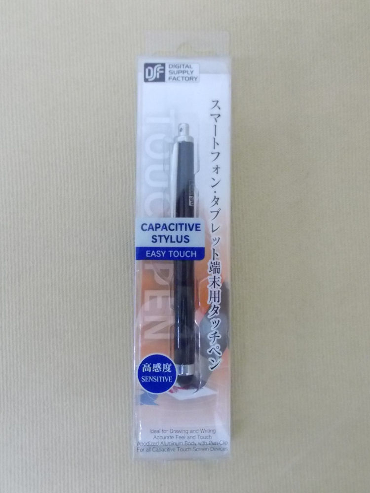 タッチペンスリム　ブラック