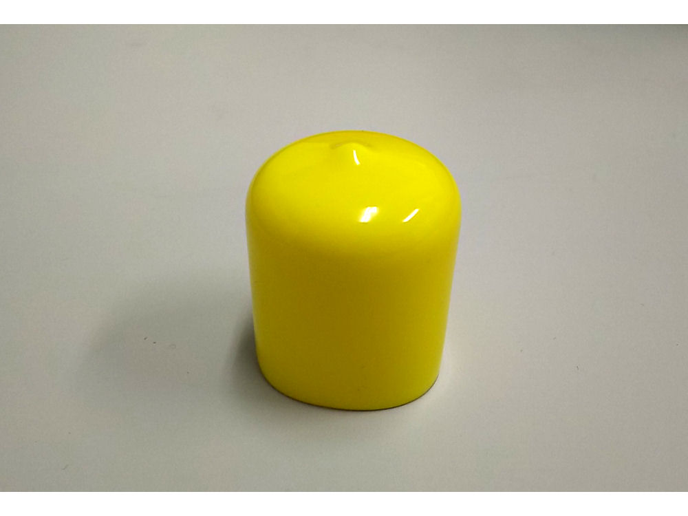 パイプキャップ　直径１９．１ｍｍ用　黄色