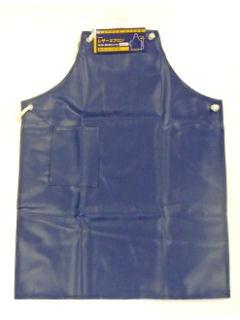 ビニールレザーエプロン　ネイビー