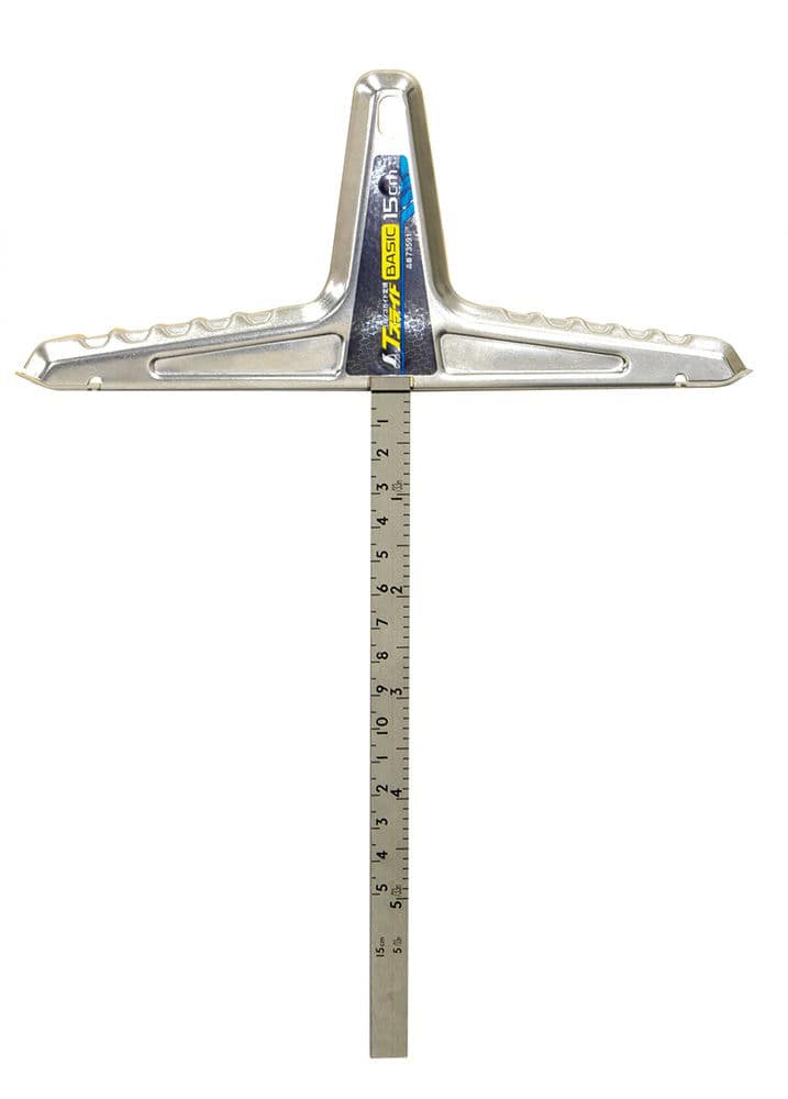 シンワ　丸ノコガイド定規　Ｔスライド　ベーシック　１５ｃｍ