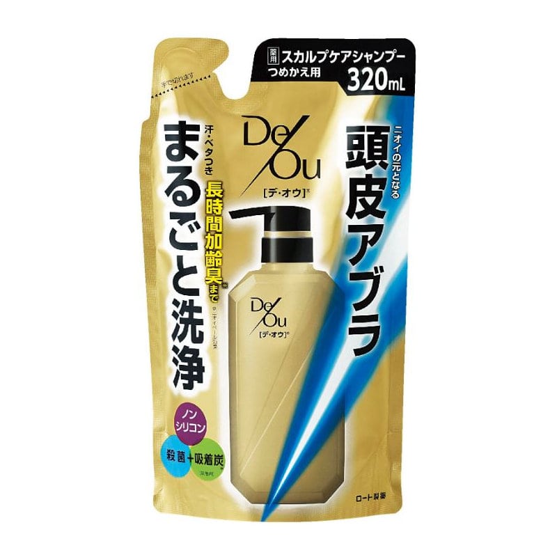 ロート製薬　デ・オウ　薬用スカルプケアシャンプー　詰め替え　　３２０ｍＬ