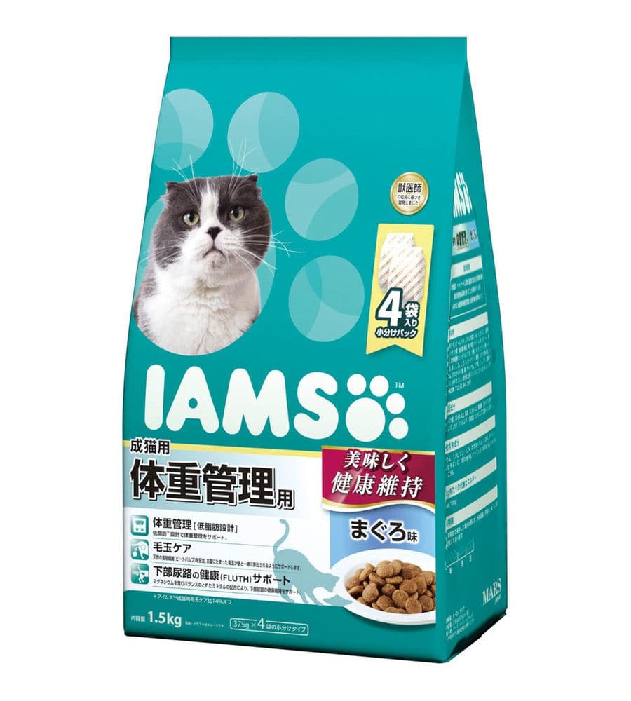 アイムス　成猫用体重管理用　まぐろ味　１．５ｋｇ
